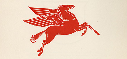 Pegasus, The flying red horse used by Vacuum Oil in South Africa