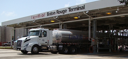 ExxonMobil Baton Rouge Terminal Semi Truck