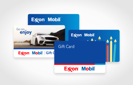 Exxon Mobil gas gift cards