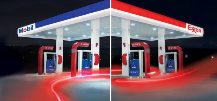 Exxon and Mobil branded fuel distribution