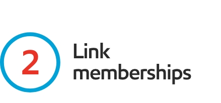 Link memberships icon