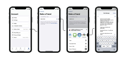 Refer a friend instructions